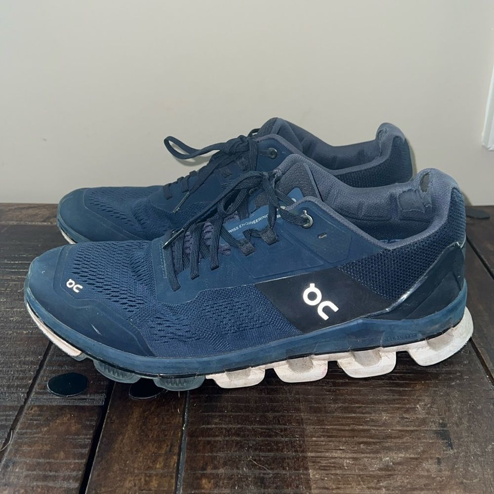 On Cloud Men's Running Midnight Navy Sneakers Size: 11.5 - Picture 6 of 12